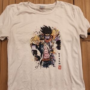 White Jotaro JoJo's Graphic T-Shirt